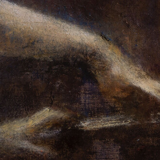 Tranquillo Cremona, Melodia (part.), 1874-1878, olio su tela, 115x129 cm