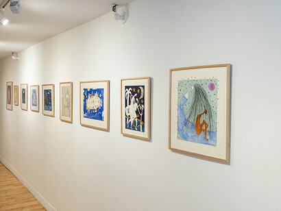 Oren Fischer, Hallel, exhibition view. Courtesy of 81 Leonard Gallery