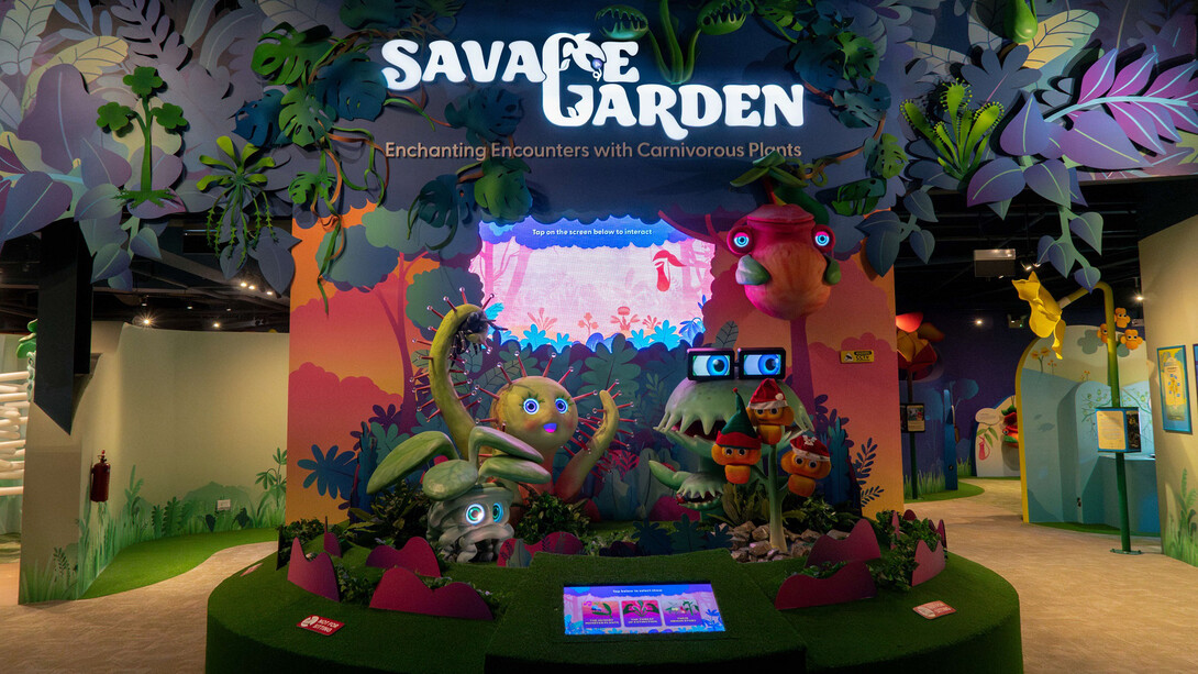 Savage garden, exhibition view. Courtesy of Science Centre