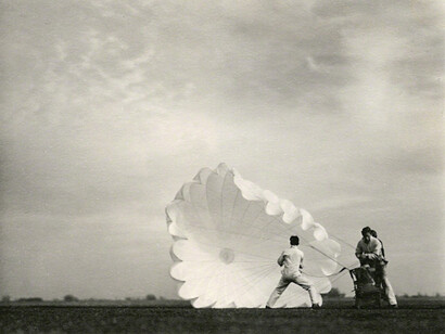 Margaret Bourke-White: Twenty Parachutes. Courtesy of Wirtz Art