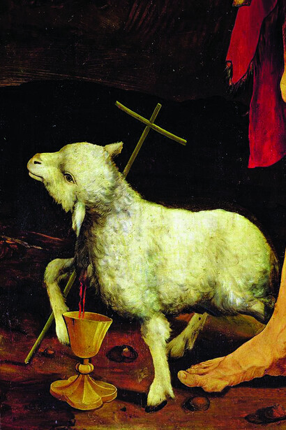 "Crocifissione", di Mathis Grünewald, (particoli). Ph. Jean‐Marie Savarit