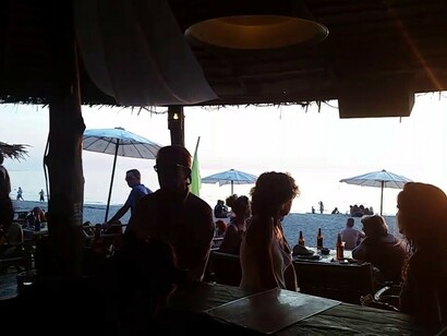 Every Sunday Pangea organises the sunset party