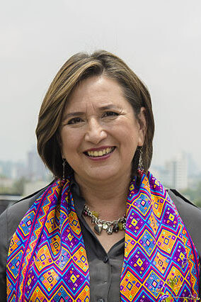Xóchitl Gálvez von der Partei PAN (Partido Accion Nacional)
