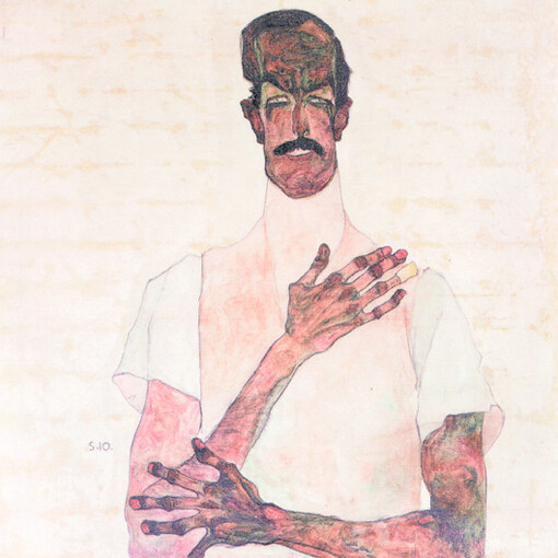 Egon Schiele, Portrait of Dr. Erwin von Graff, 1910