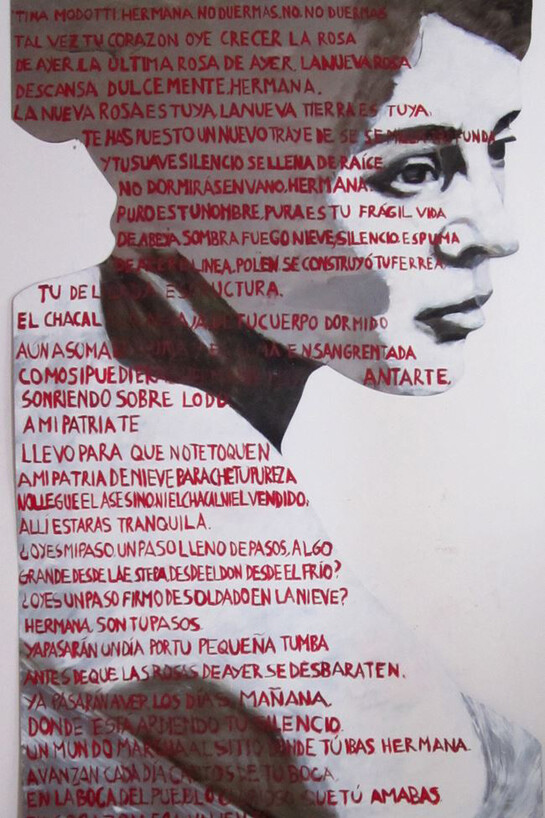 Rossana Borzelli, Tina Modotti, dettaglio