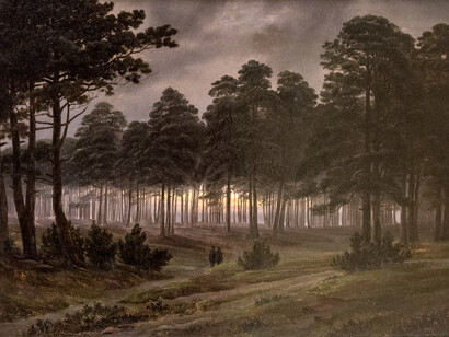 Caspar David Friedrich; Der Abend, c. 1821 (detalle)