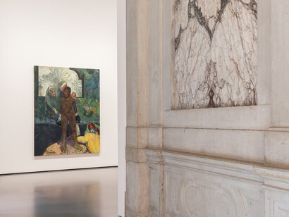Michael Armitage, The promise of change, exhibition view. Courtesy of Punta della Dogana