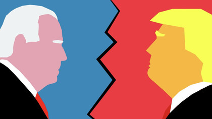 President Trump and his challenger, former Vice President Joe Biden