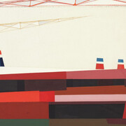 Drydock and Repair, 20th century, Edmund D. Lewandowski (American, 1914–1998), casein on paperboard. John Barton Payne Fund, 58.20
