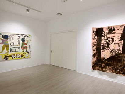 Varios artistas, Udol, vista de exhibición. Cortesía de la Galería Pep Llabrés