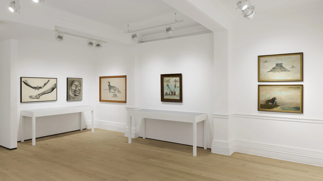 Various artists, Seeds of surrealism: women of monsieur ozenfant’s academy, exhibition view. Courtesy of Richard Saltoun Gallery