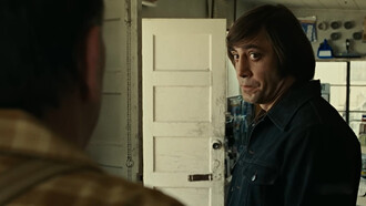 Javier Bardem en No Country for Old Men (2007) de los hermanos Coen. El film ganó cuatro premios Oscar, incluido Mejor película; en taquilla, sin embargo, no cosechó el mismo éxito