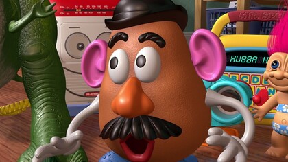 Mr. Potato en la película "Toy Story"