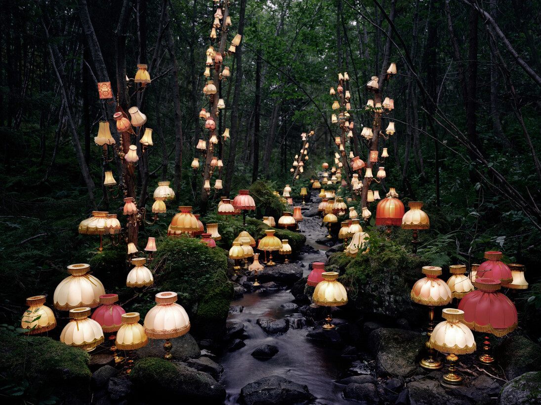 Rune Guneriussen, Ravnen skriker over lavlandet, 2013, 100 x 128 cm, digital c-print/aluminium