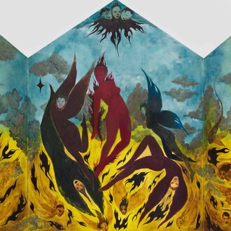 Naudline Pierre, Transfiguration (detail), 2023. Courtesy of Akron Art Museum