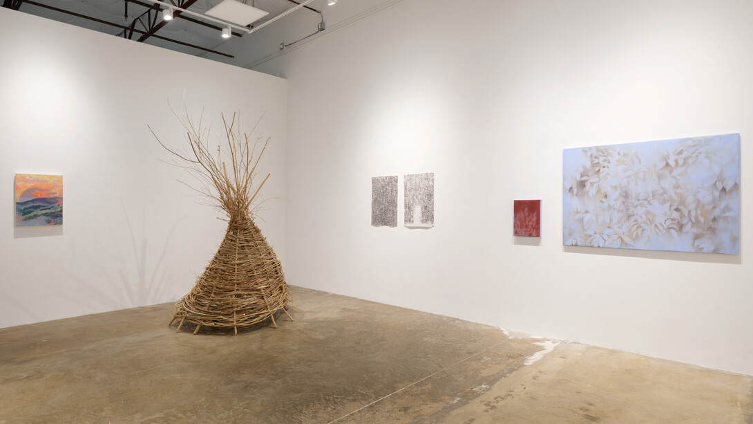 Various artists, Overgrowth, exhibition view. Courtesy of Erin Cluley Gallery
