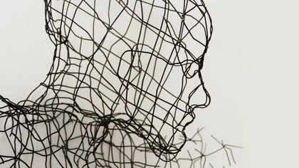 Claire Lee, Fate 1 - welded steel wire, detail
