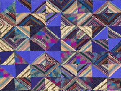 Missoni, arazzo, patchwork di tessuti a maglia