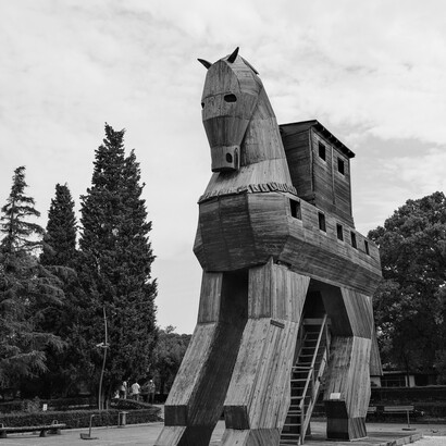 La guerra fue ganada gracias a la estrategia del “caballo de Troya”