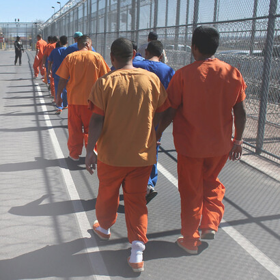 Compared to the amount of white people in prison, black people clearly outnumber them by more than 5 times