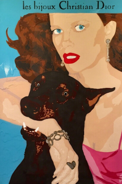 Luc Waring, Fetching Is Your Dior (Blue), 2016. Courtesy of Imitate Modern