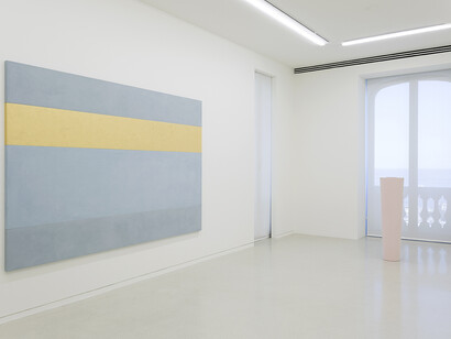 Ettore Spalletti, Ombre d'azur, transparence. Courtesy of Nouveau Musée National de Monaco