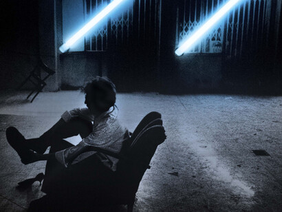 Silvia Lelli, Neon collection / Neon installation, I.C, R.C. ; ingrandimenti fotografici su carta, supporti in alluminio, montature a cassonetto, inserimenti di elementi al neon, cm 50x60x10. Courtesy by 29 Arts In Progress