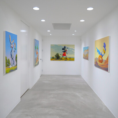 Ron DeFelice, The Long Shortcut, 2023, installation view. Courtesy of Kantor Gallery, LA