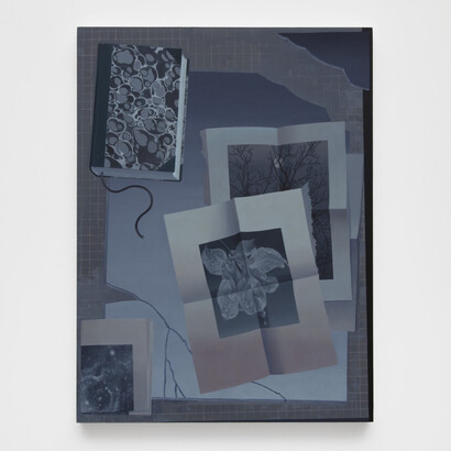 Olivia Jia, Night Studio, July, oil on panel, 61x45.7 cm. Courtesy of the artist and Margot Samel Gallery