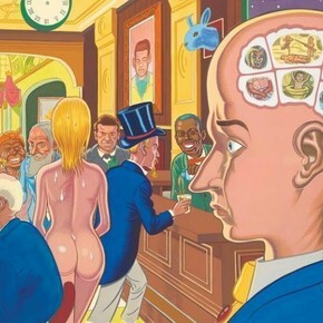 Daniel Clowes, Eightball 17 (cover), 1996. Collection of Daniel Clowes. Image courtesy of the artist and Oakland Museum of California