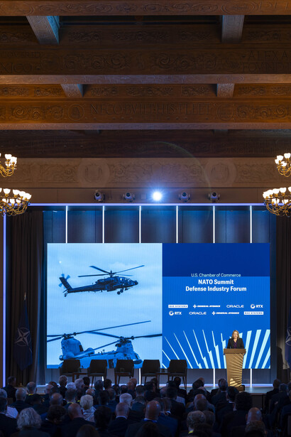 Foro de la Industria de Defensa de la Cumbre de la OTAN en la Cámara de Comercio de Estados Unidos, Washington, D.C., 9 de julio de 2024