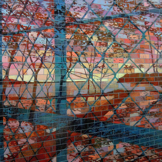 Todd Lanam, Isla Vista Beach, 2013-2014, oil on canvas, 18 x 24 in.