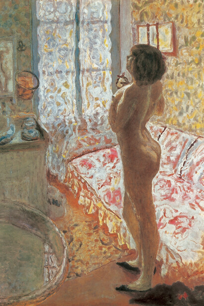 Desnudo a contraluz, c. 1908. Óleo sobre lienzo, 124,5 x 109 cm. Musées Royaux des Beaux-Arts de Belgique, Bruselas.