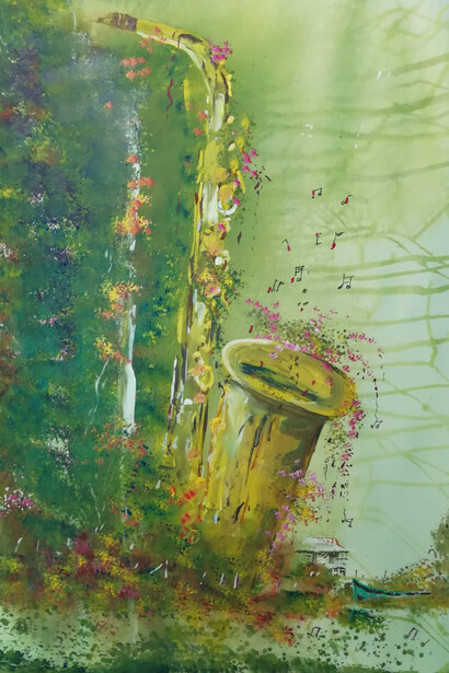 Obra de Carlos Cruz Rodríguez (detalle)