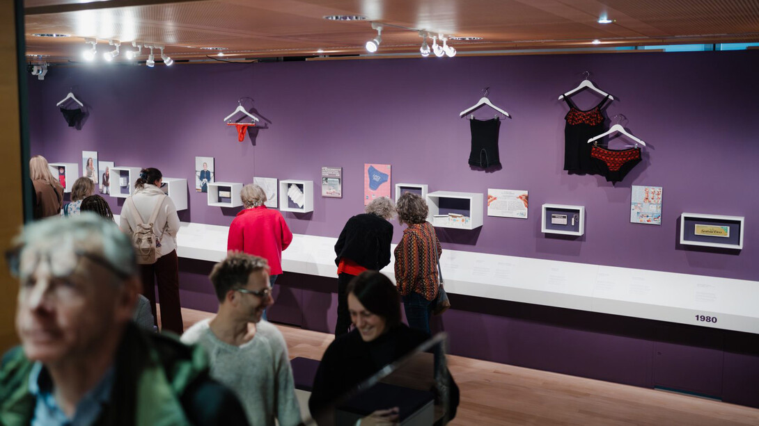 Et leeft. The exhibition on menstruation, exhibition view. Courtesy of Lëtzebuerg City Museum
