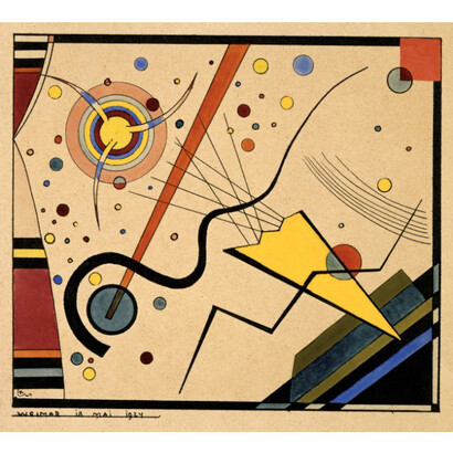 Vassily Kandinsky, Untitled, 1924, Photo credit: Bauhaus‐Archiv Berlin, Foto: Hermann, Kiessling, © VG Bild‐Kunst, Bonn 2014