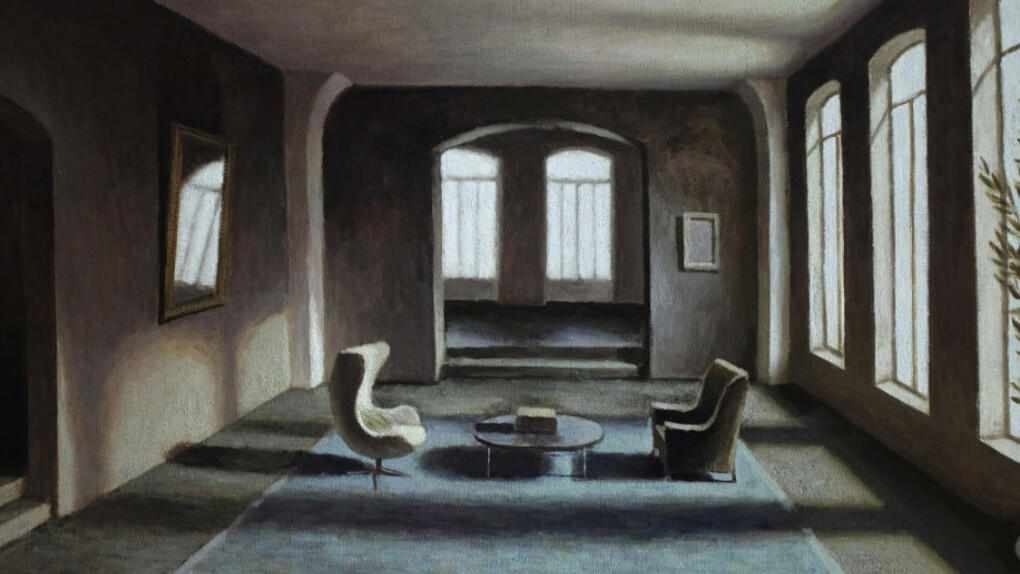 Tapis bleu II
Marc Chalmé
Oil on Canvas
35" x 451⁄2" (88.9 x 115.6cm)