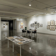 Gulammohammed Sheikh, Hand prints | Mind prints, exhibition view. Courtesy of Vadehra Art Gallery