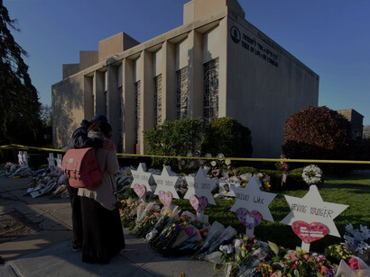 Memorial para las víctimas del tiroteo de la sinagoga de Pittsburgh, 2018