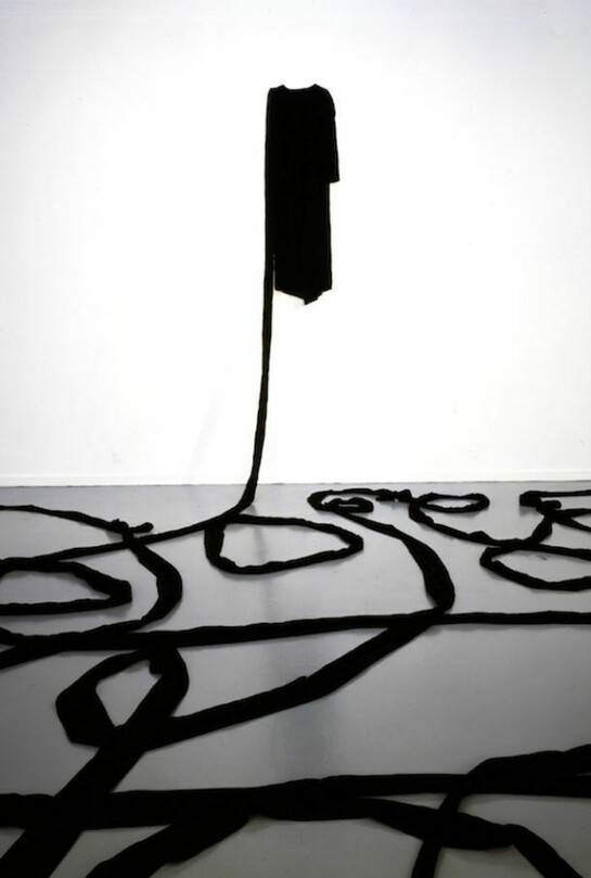 Beverly Semmes, Buried Treasure, 1994. Velvet, Dimensions variable