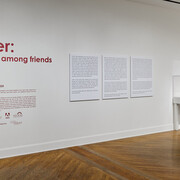 Alexander Calder, Calder, at home, among friends, exhibition view. Courtesy of San Jose Museum of Art