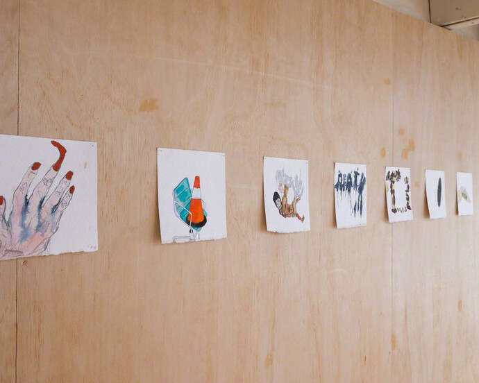 Eve Wood, Exhibition view. Courtesy of Ochi Projects
