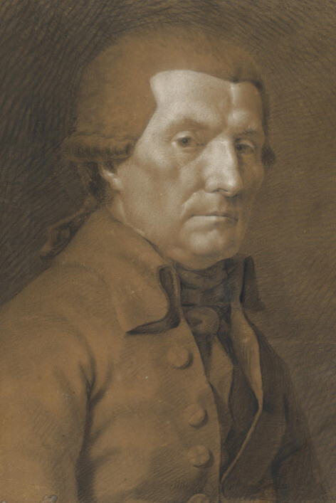 Philipp Otto Runge (1777–1810), Bildnis des Vaters Daniel Nicolaus Runge, 1801