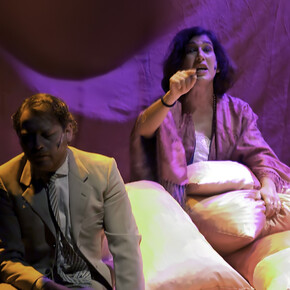 Goliarda Music-Hall, Giovanni Rizzuti e Paola Pace. Ph Francesco Vitale