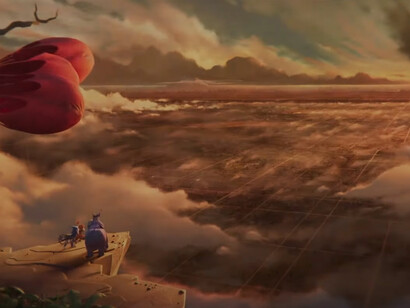 Wildfire scene from the 2024 film Ozi: Voice of the Forest