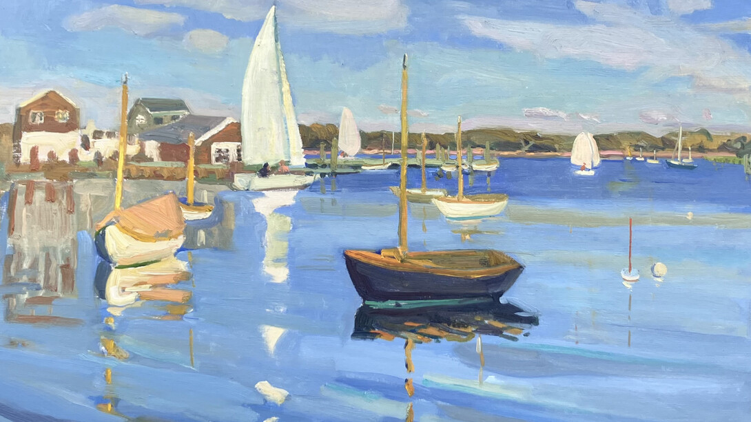 Kelly Carmody, End of season sailing. Courtesy of The Grenning Gallery