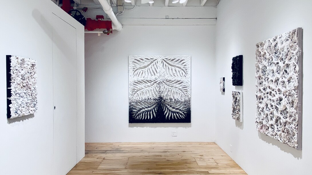 Seren Morey, Into The Aether, exhibition view. Courtesy of The Painting Center, New York