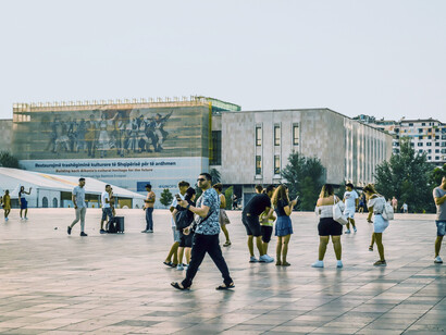 Modern-day Albanians in downtown Dalmatia