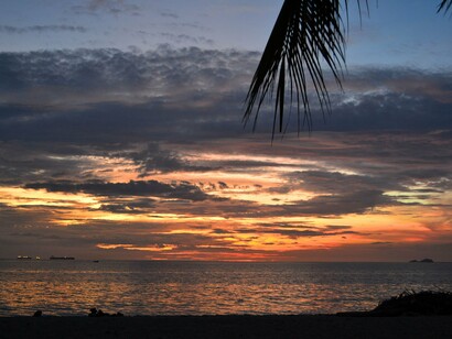 Puerto la Cruz, Venezuela. Atardecer junto al mar