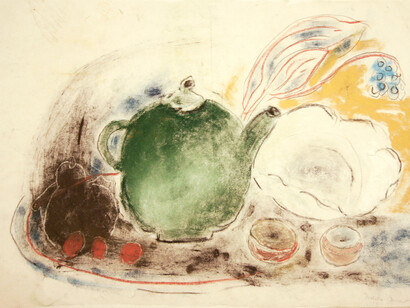 Isabella Ducrot, pastel and pigment on chinese paper, 49 x 76 cm